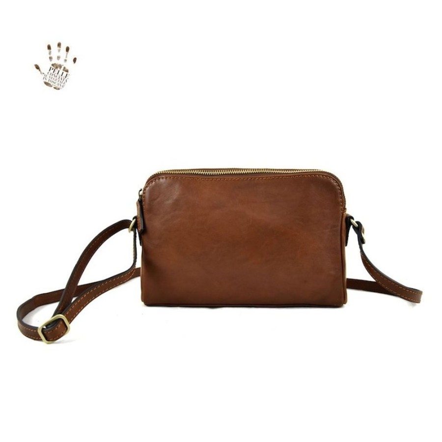 Woman Officina 66 | Leather Lady Bag "Suvereto" Brown