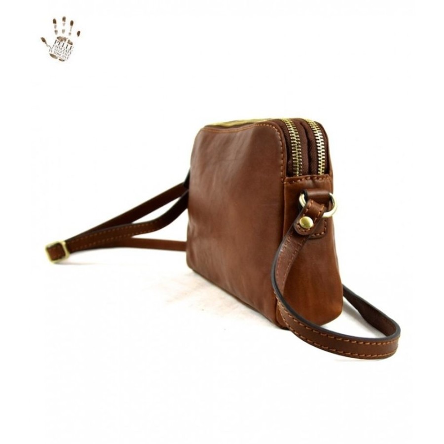 Woman Officina 66 | Leather Lady Bag "Suvereto" Brown