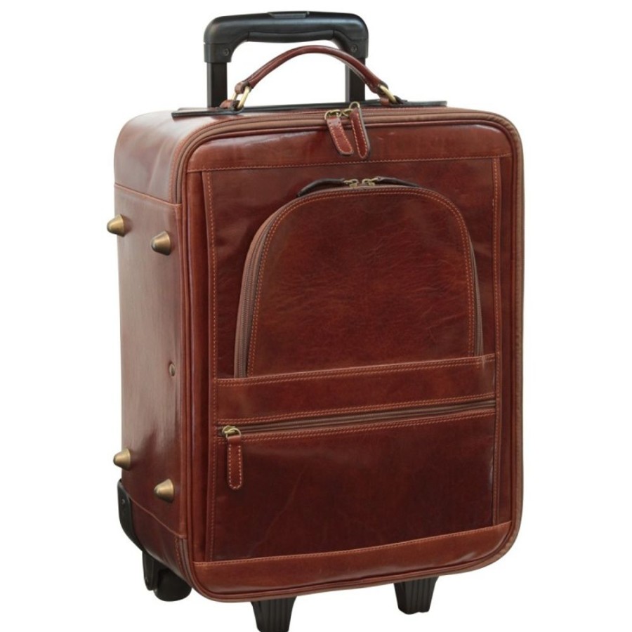 Travels Officina 66 | Leather Trolley "Poznan" Brown