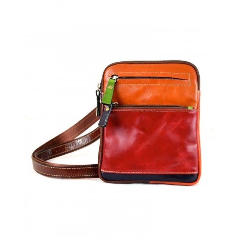 Woman Officina 66 | Leather Lady Bag "Ilviero" Multicolor