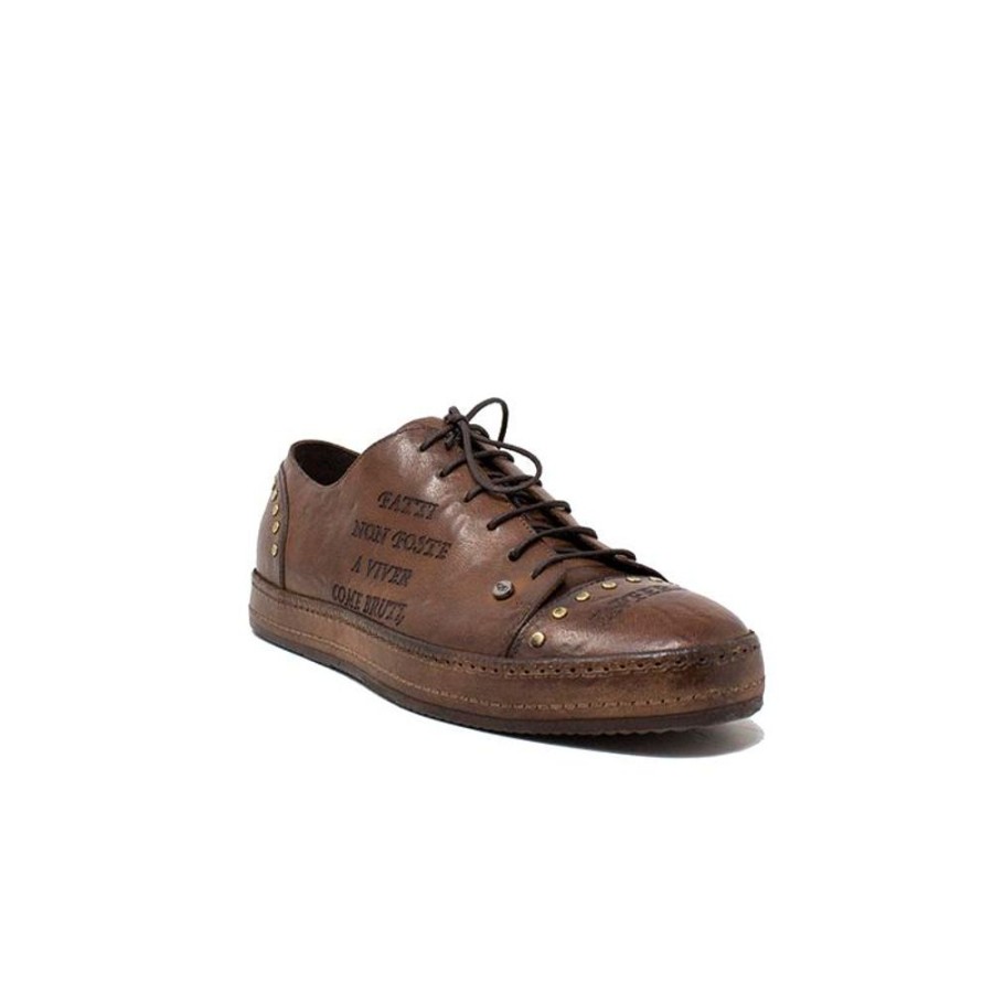 Man Maledetti Toscani Leather Men'S Shoes Maledetti Toscani | Leather Man Sneaker "Inferno Canto Xxvi"