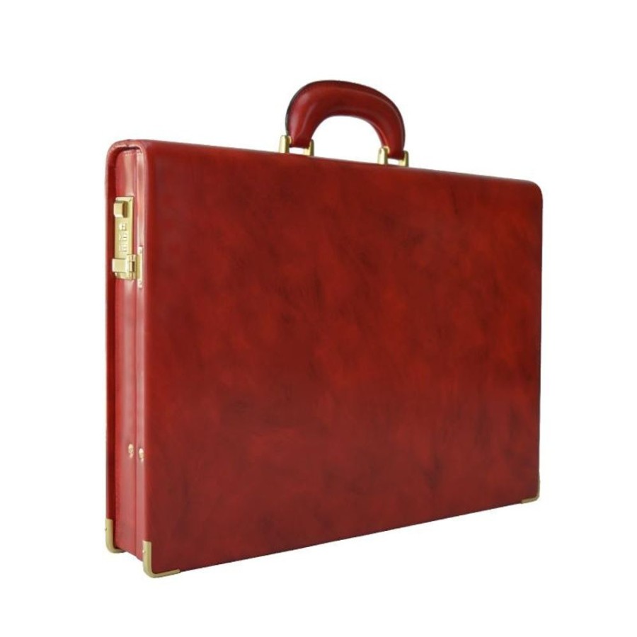 Business Pratesi | Leather Briefcase 24 H "Machiavelli Slim"