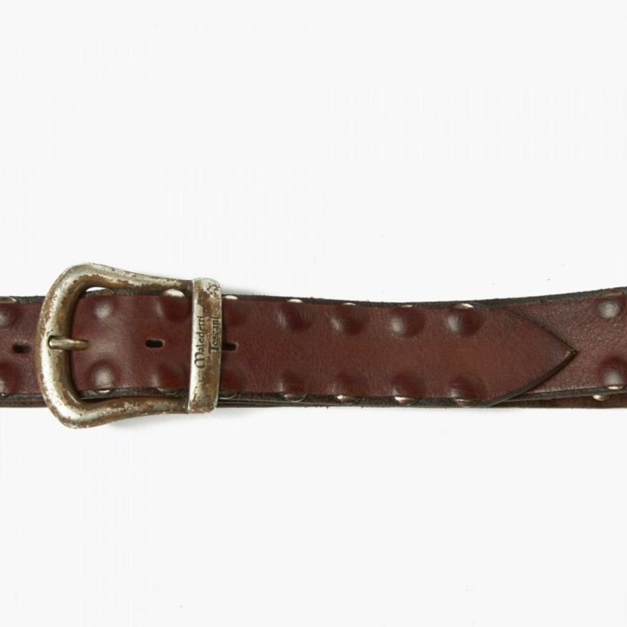 Man Maledetti Toscani | Leather Belts "Club 72" B Brown