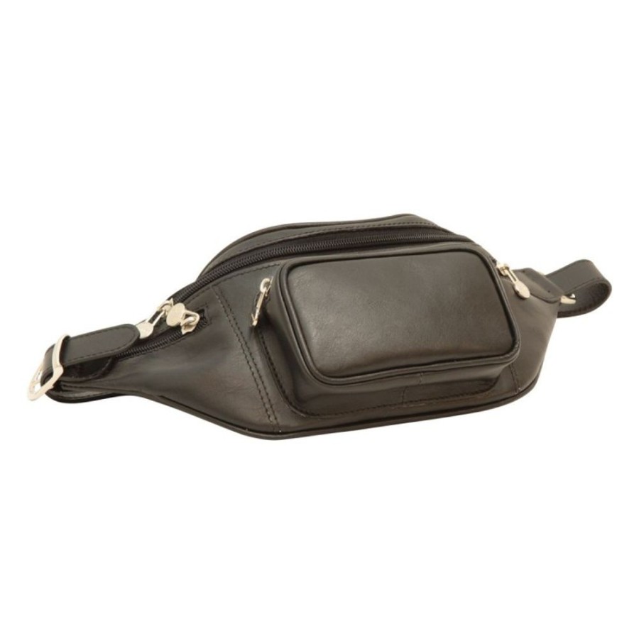 Man Officina 66 | Leather Fanny Pack "Goluchow" Cz Black