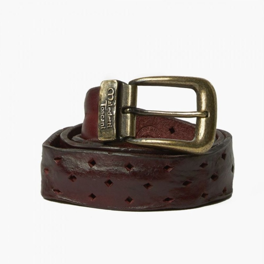 Man Maledetti Toscani | Leather Belts "Gilda" Bo Bordeaux