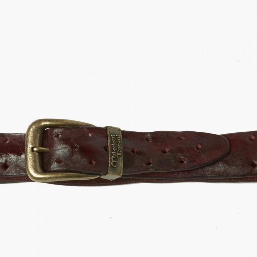 Man Maledetti Toscani | Leather Belts "Gilda" Bo Bordeaux