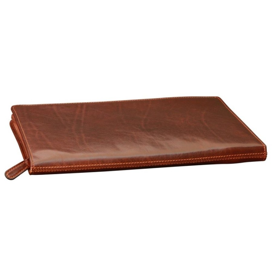 Business Officina 66 | Leather Documents Older "Gliwice" Brown