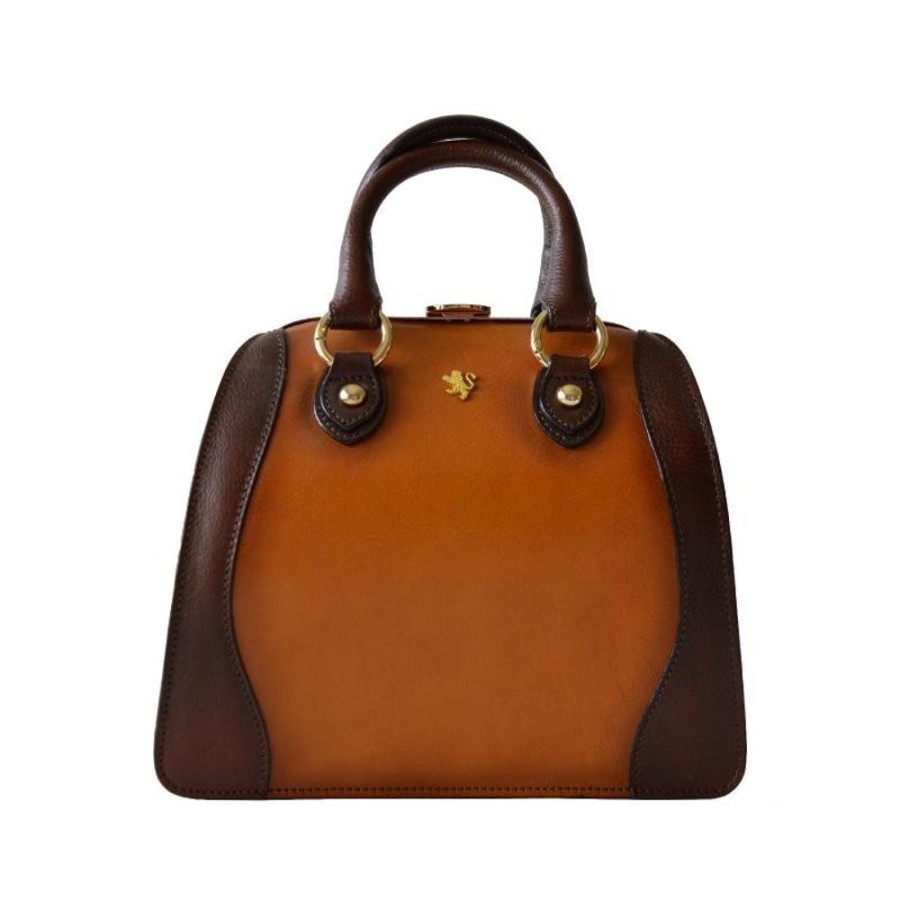 Woman Pratesi | Lovely Woman Bag Of Leather Vegetable Tanned "Saturnia"