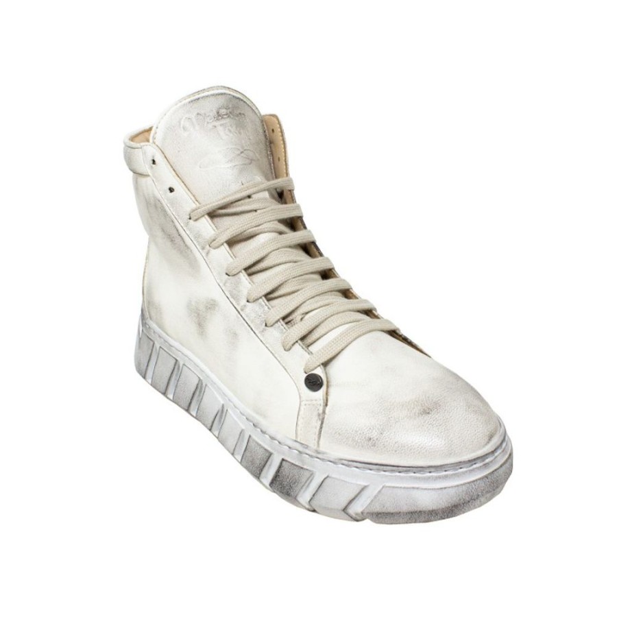 Woman Maledetti Toscani Leather Women'S Shoes Maledetti Toscani | Women'S Leather Sneakers "Mary" Pan Cream