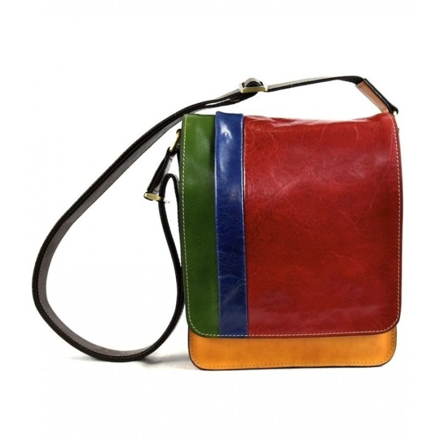 Woman Officina 66 | Leather Lady Bag "Santerno" Multicolor