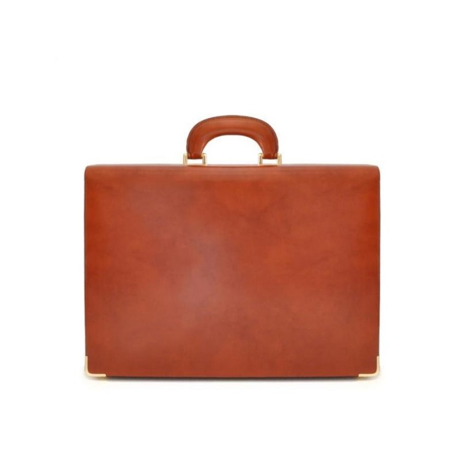 Business Pratesi | Leather Briefcase 24 H "Machiavelli Small"