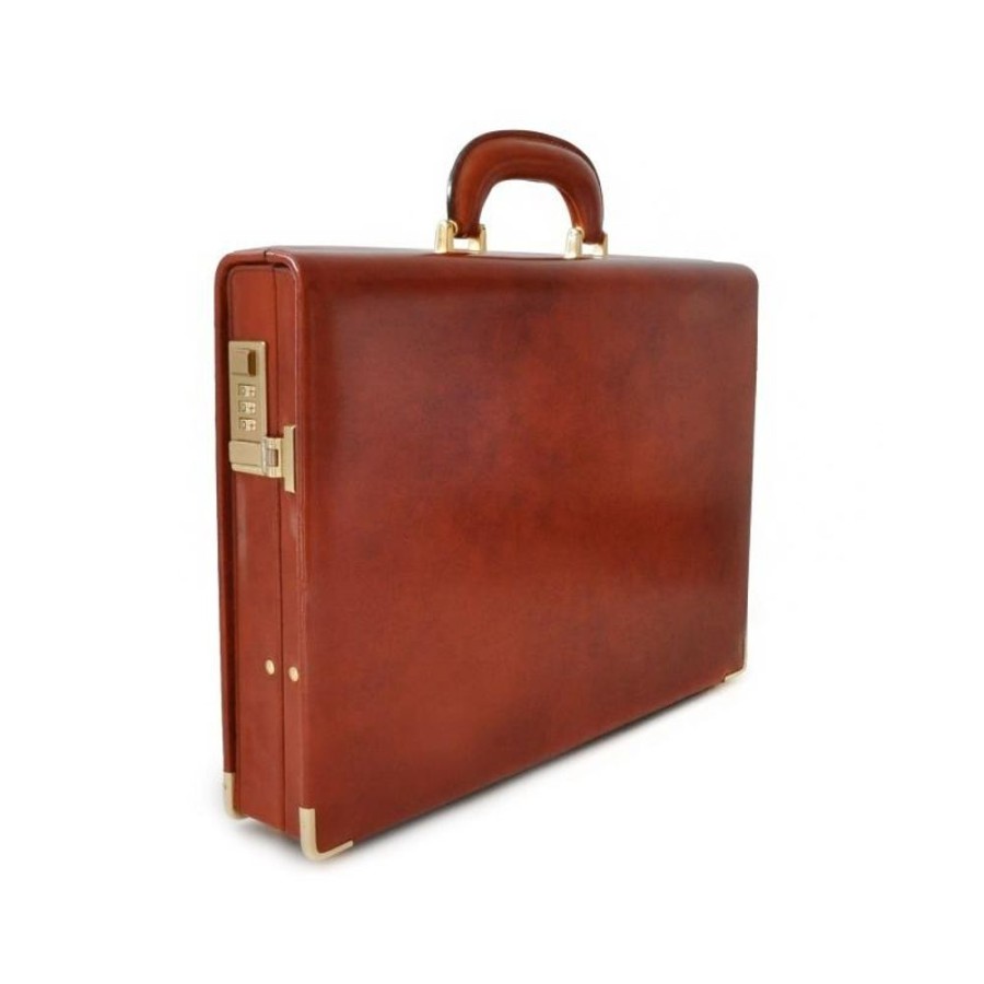 Business Pratesi | Leather Briefcase 24 H "Machiavelli Small"