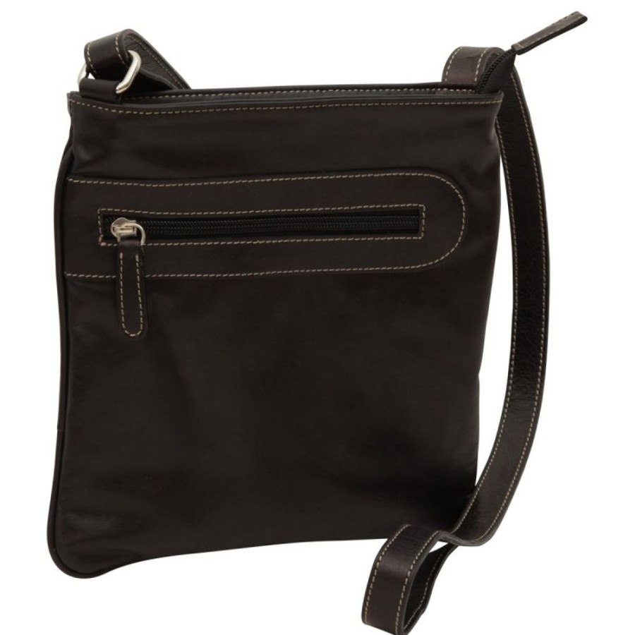 Man Officina 66 | Leather Man Bag "Poznan" Bl Black