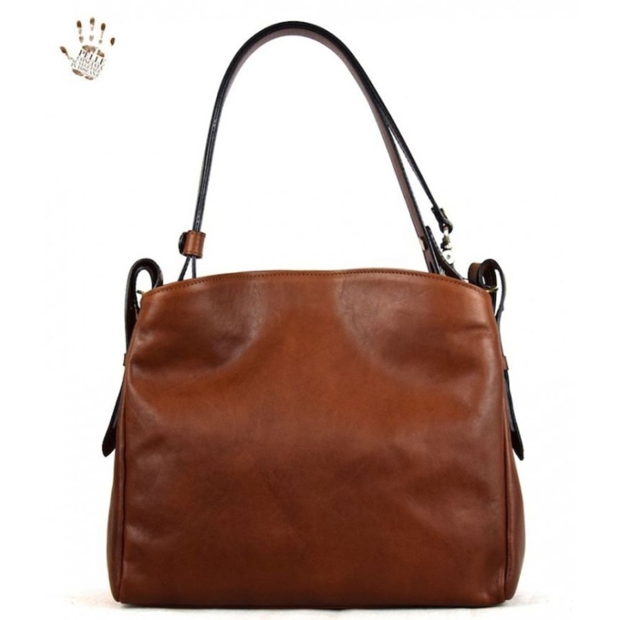 Woman Officina 66 | Leather Lady Bag "Montieri" Brown