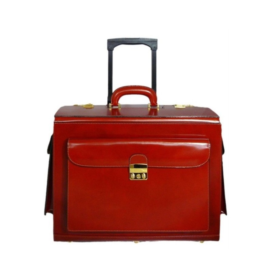 Travels Pratesi | Leather Briefcase "Arnolfo Di Cambio" S408