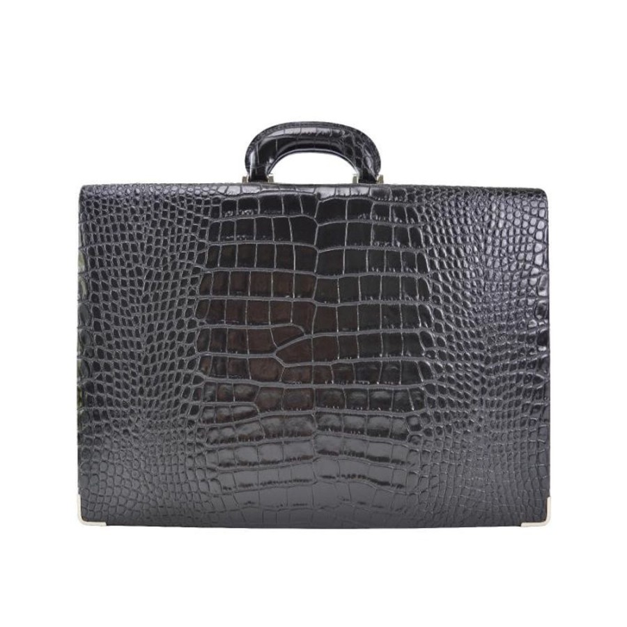 Business Pratesi | Leather Attach Case 24H "Machiavelli" Slim Ca