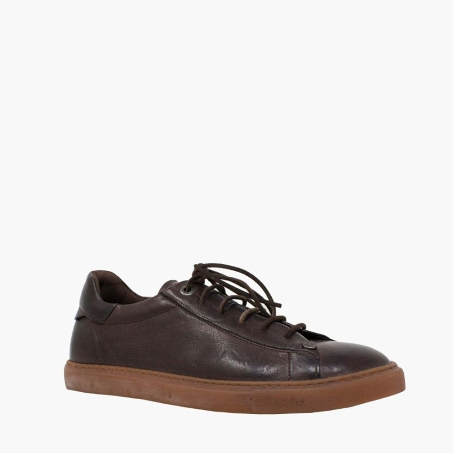 Man Maledetti Toscani Leather Men'S Shoes Maledetti Toscani | Leather Sneakers "Jesse Owens"