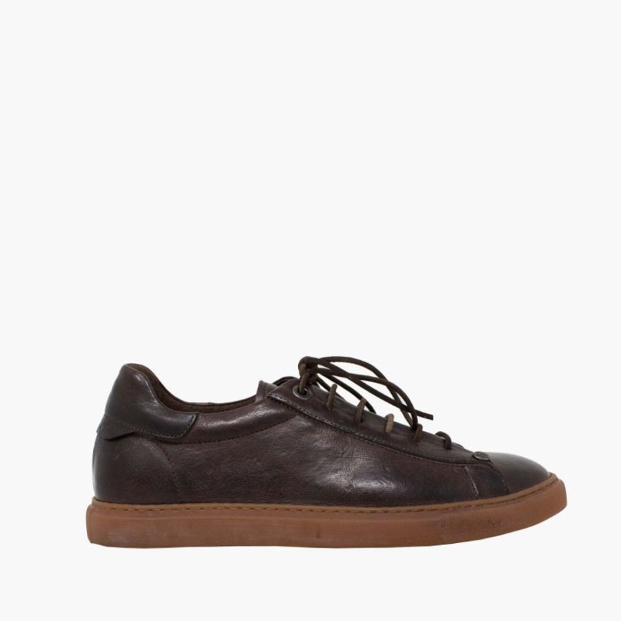 Man Maledetti Toscani Leather Men'S Shoes Maledetti Toscani | Leather Sneakers "Jesse Owens"