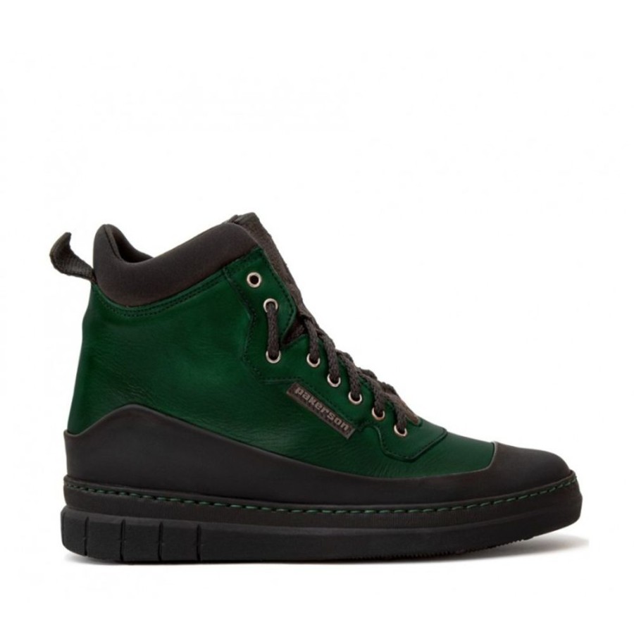 Woman Officina 66 Learher Women'S Shoes Officina 66 Size From Number 33 To 45 | Women'S Casual Ankle Boot, Made Of Calfskin. "Monica" Dark Green