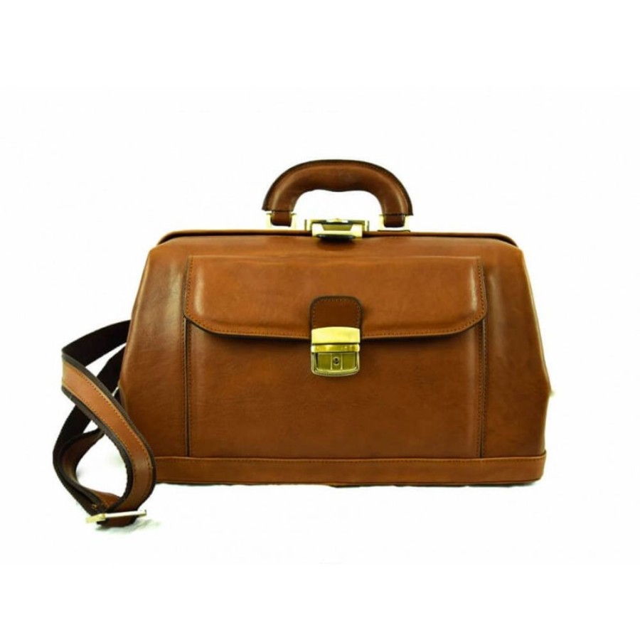 Business Officina 66 | Briefcase Doctor Bag "Pozzarello" Brown