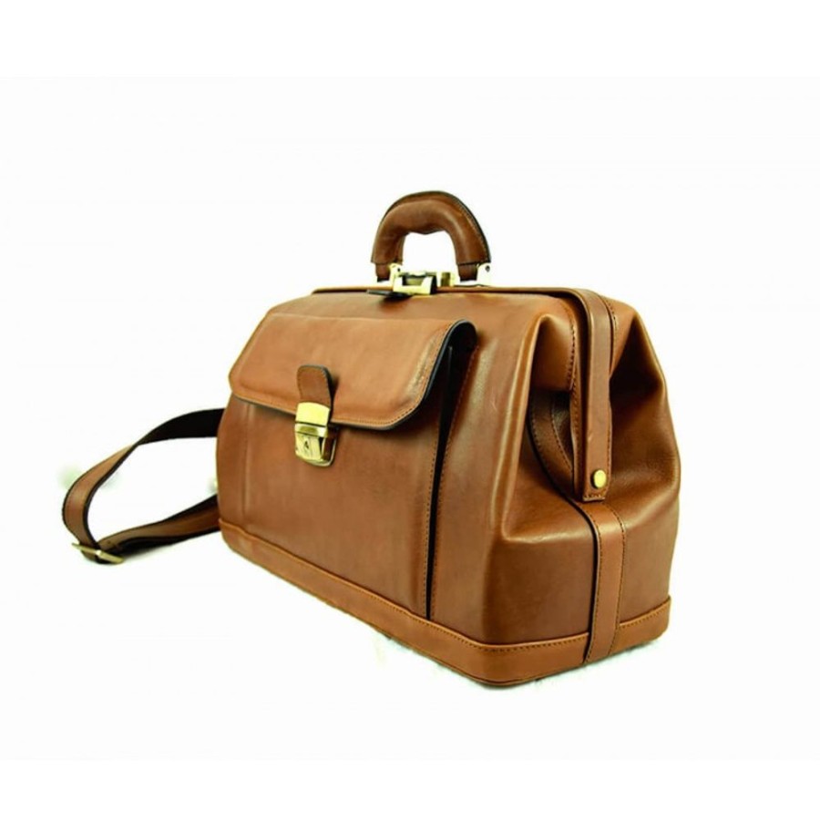 Business Officina 66 | Briefcase Doctor Bag "Pozzarello" Brown