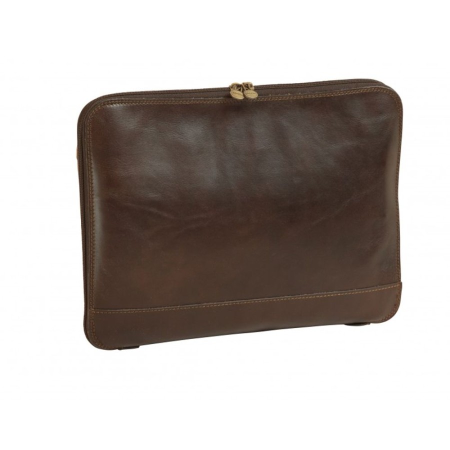 Business Officina 66 | Leather Documents Older "Tychy" Db Dark Brown