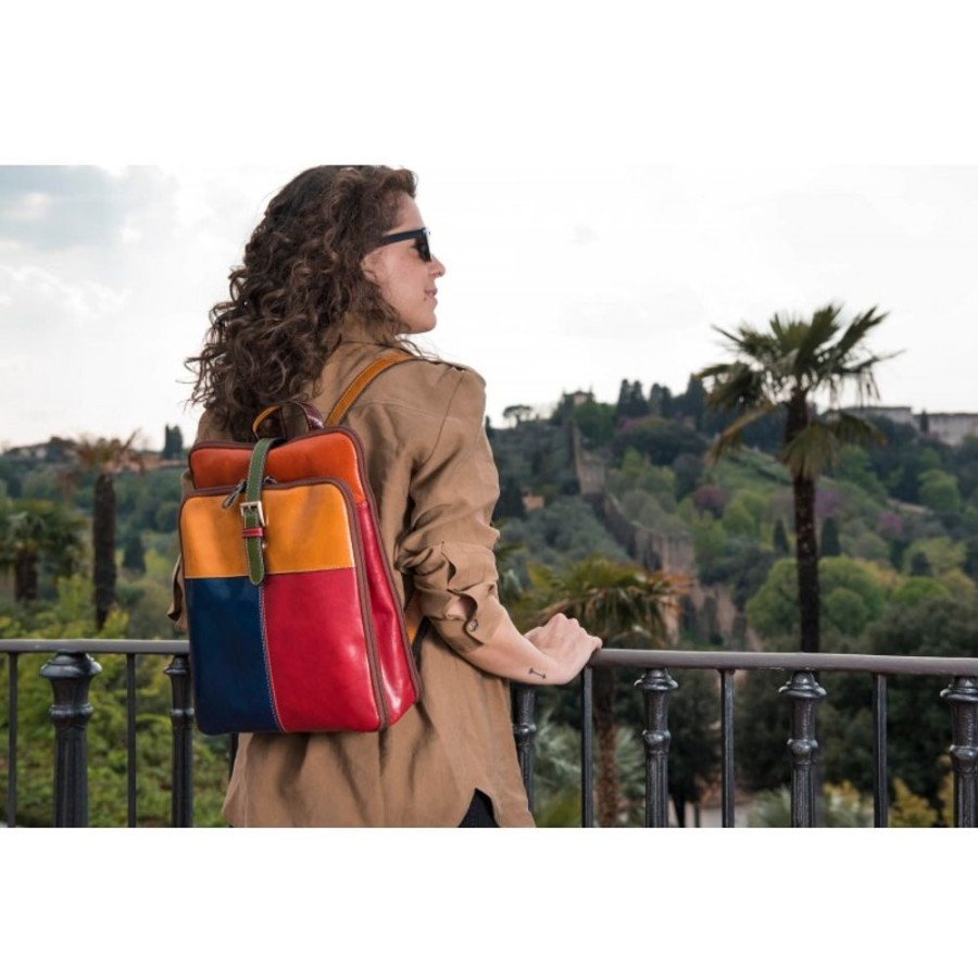 Travels Officina 66 | Woman Backpack "Pontina " Multicolor