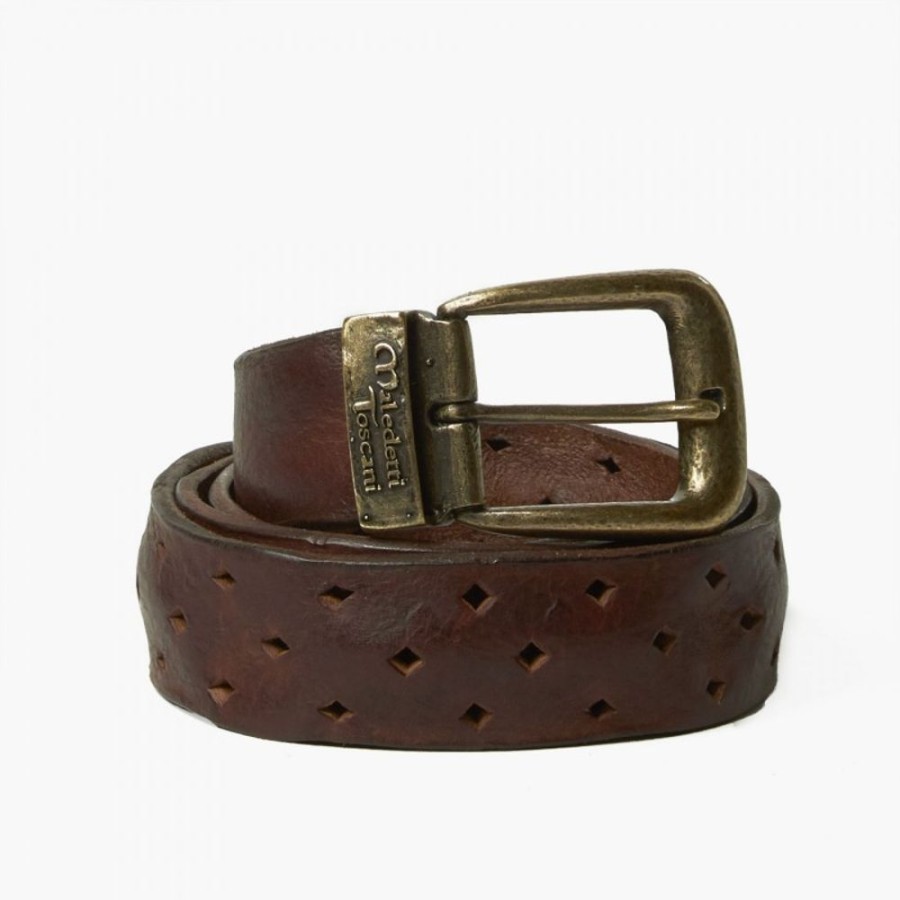 Man Maledetti Toscani | Leather Belts "Gilda" Br Brown