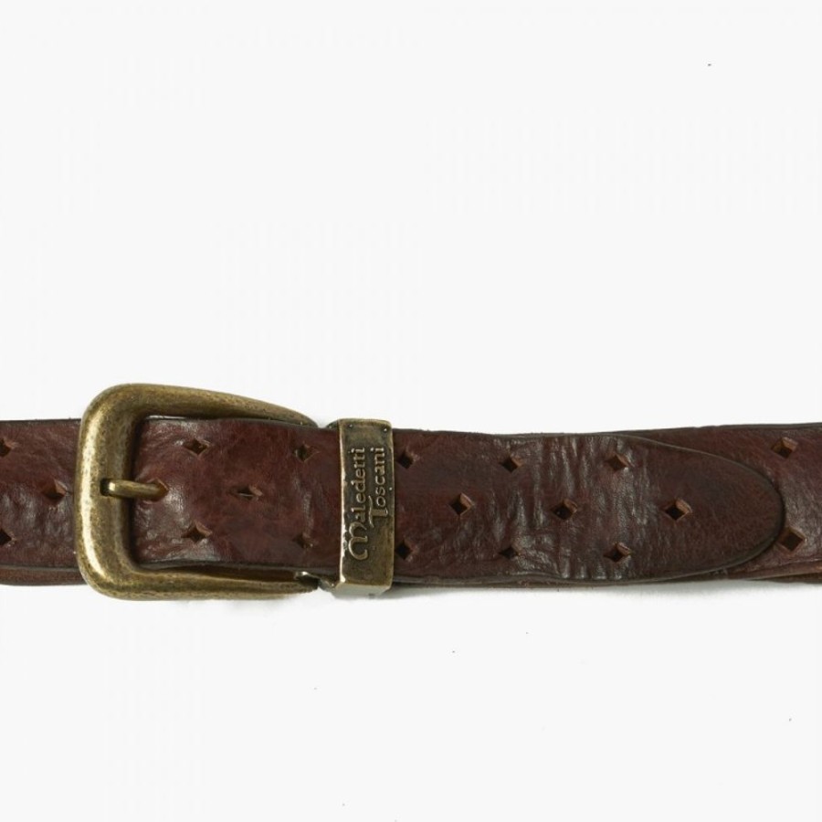 Man Maledetti Toscani | Leather Belts "Gilda" Br Brown