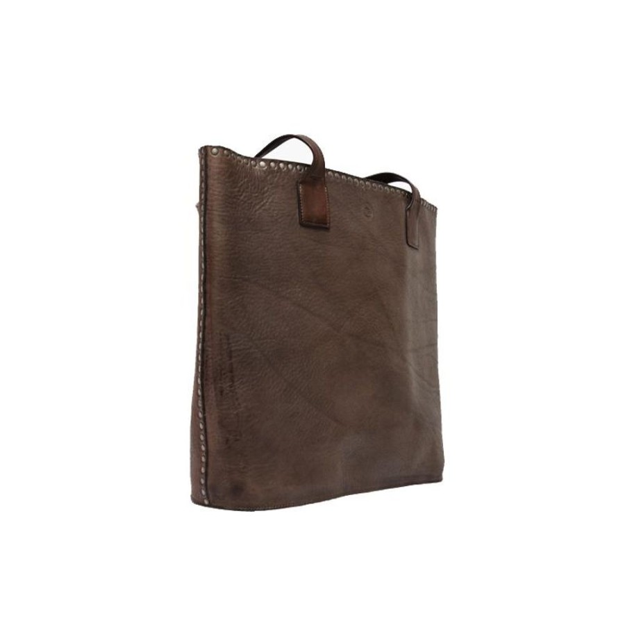 Woman Maledetti Toscani | Leather Lady Bag "Teschi Grande"