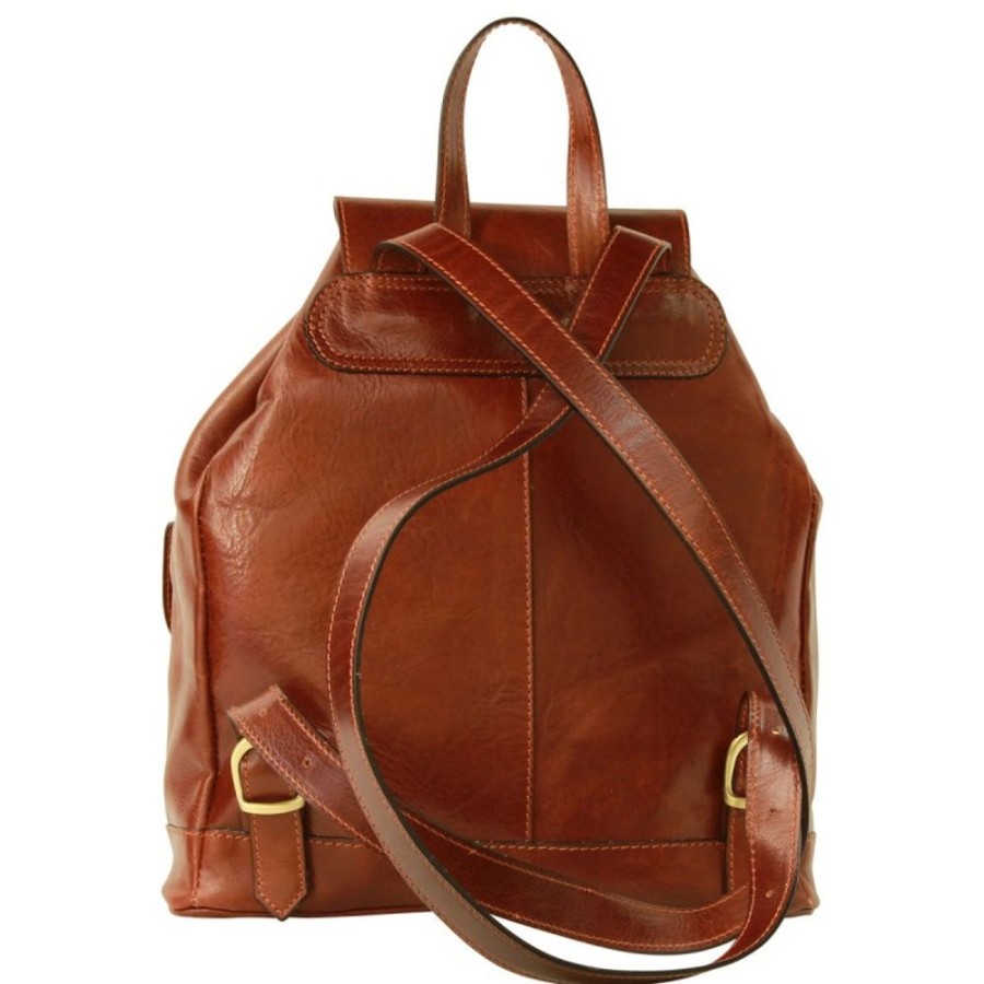 Travels Officina 66 | Leather Backpack "Gryfice" Brown