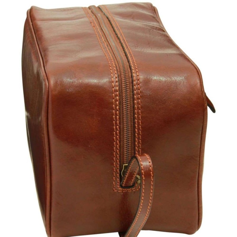 Travels Officina 66 | Leather Beautycase "Turek" Br Brown