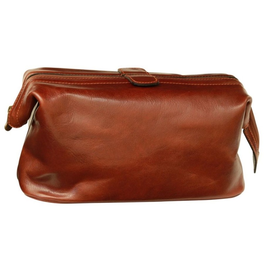 Travels Officina 66 | Leather Beautycase "Margherita" B Brown