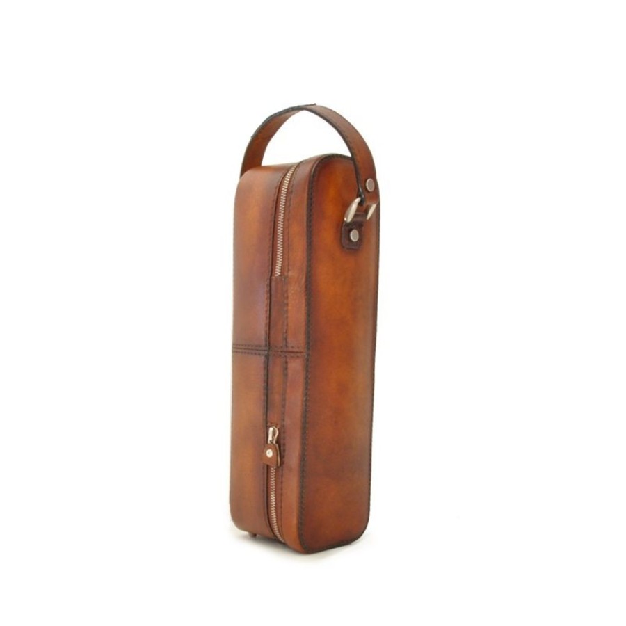 Business Pratesi | Leather Winecase "Bacco" B Brown