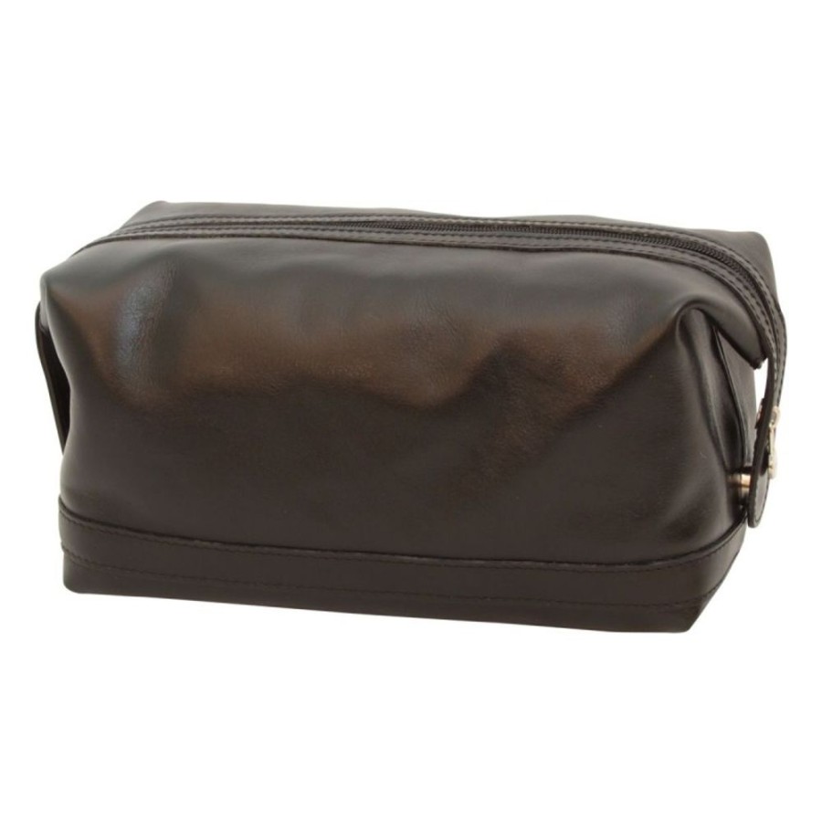 Travels Officina 66 | Leather Beauty Case "Nowogard" Cz Black