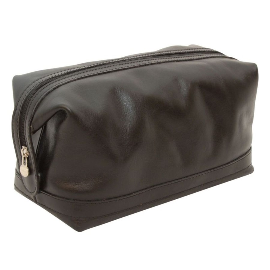 Travels Officina 66 | Leather Beauty Case "Nowogard" Cz Black