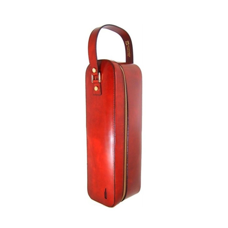 Business Pratesi | Leather Bottle Older "Bacco" R