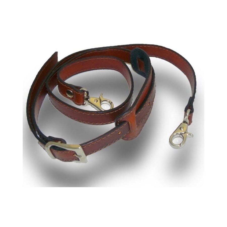 Man Pratesi Leather Accessories | Shoulder Strap Brown