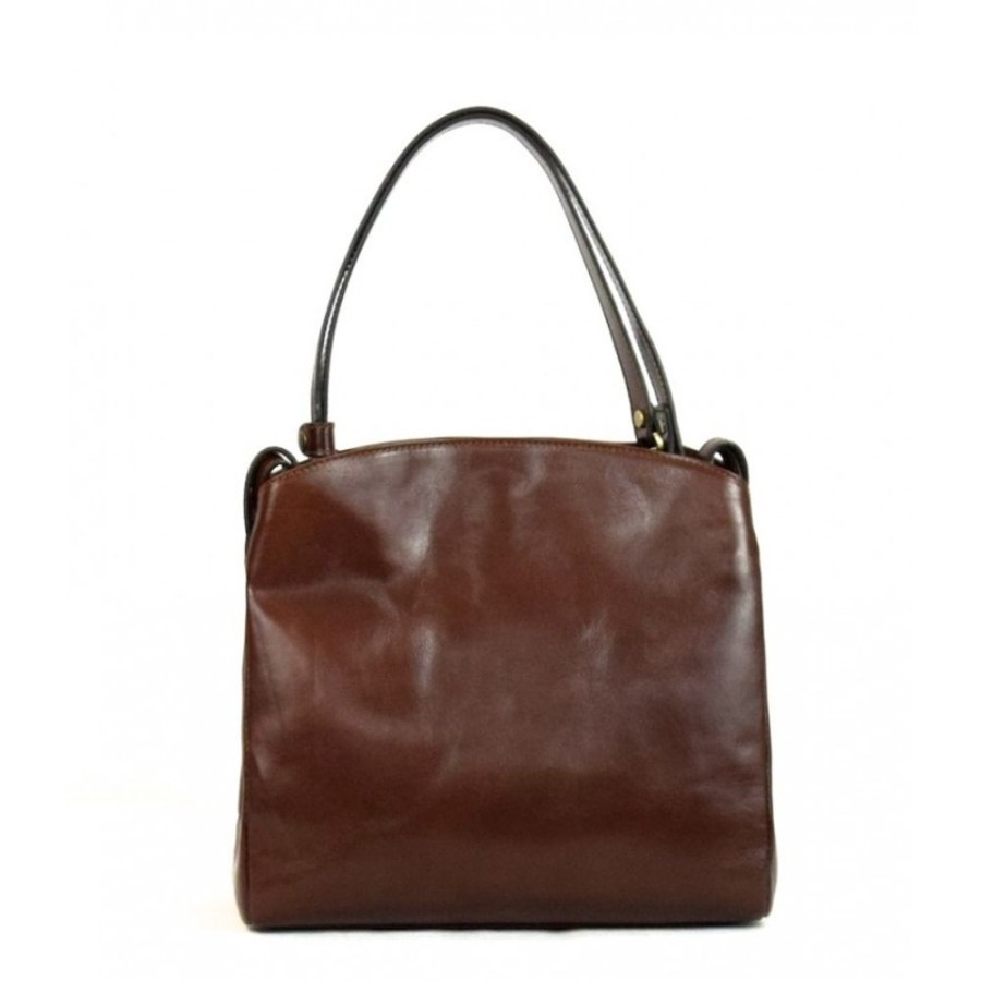 Woman Officina 66 | Leather Lady Bag "Montieri" Vl Brown