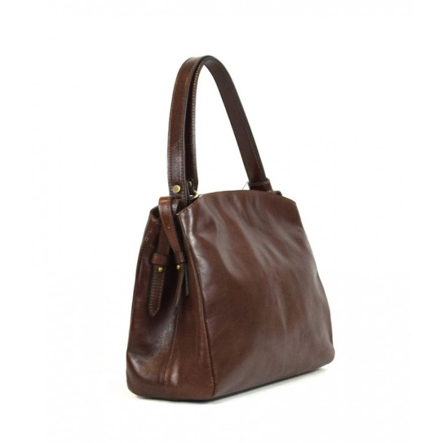 Woman Officina 66 | Leather Lady Bag "Montieri" Vl Brown