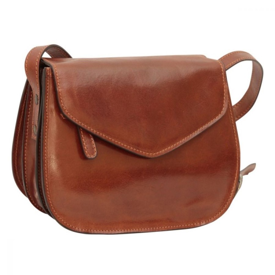 Woman Officina 66 | Leather Shoulder Bag "Maremmana" Brown