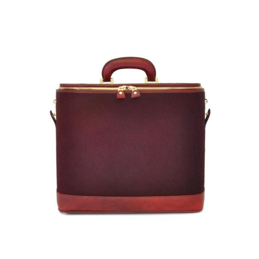 Business Pratesi | Practical Leather Laptop Briefcase "Raffaello" C116-15