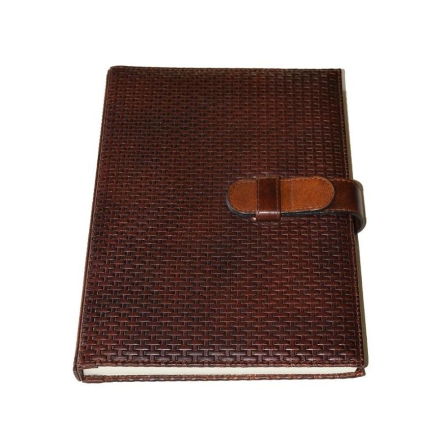 Business Pratesi | Leather Block Notes Holder A4 B044 Brown