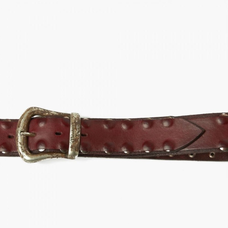 Man Maledetti Toscani | Leather Belts "Club 72" Bor Bordeaux