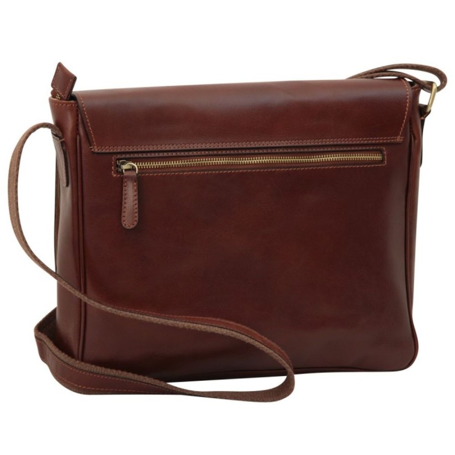 Business Officina 66 | Leather Man Bag "Konin" B Brown