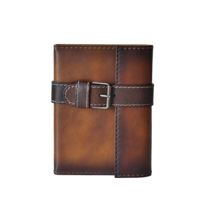 Business Pratesi | Leather Block Notes Holder B443 Brown