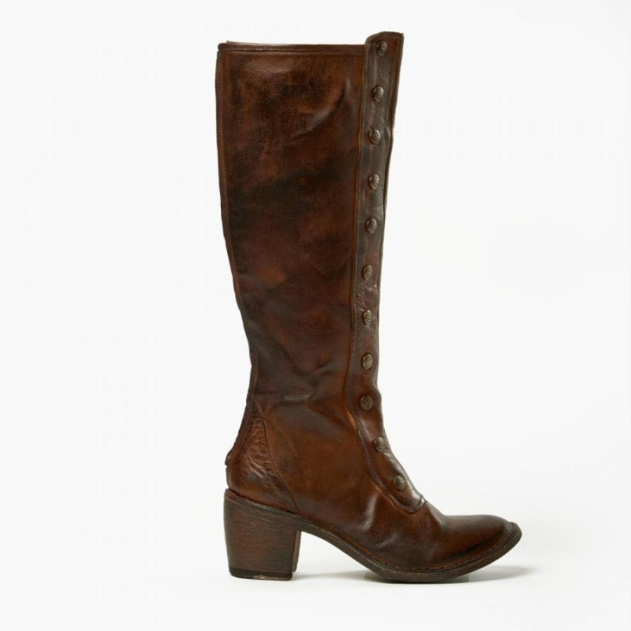 Woman Maledetti Toscani Leather Women'S Shoes Maledetti Toscani | Leather Woman Boot "Torrita" Brown