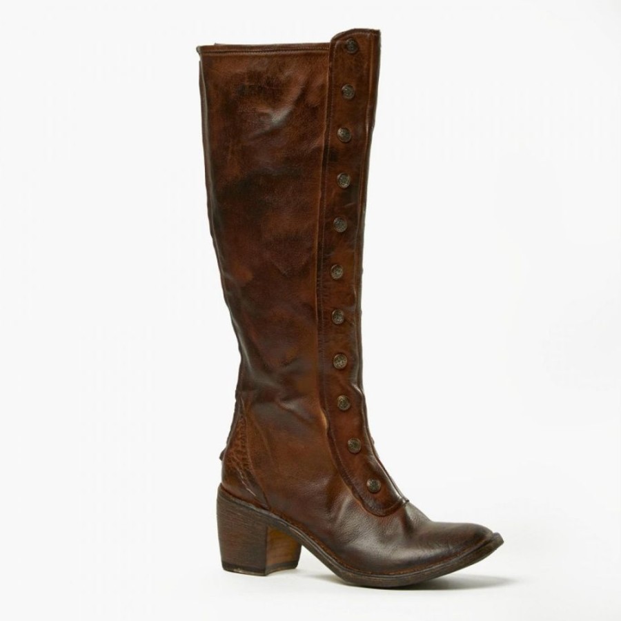 Woman Maledetti Toscani Leather Women'S Shoes Maledetti Toscani | Leather Woman Boot "Torrita" Brown