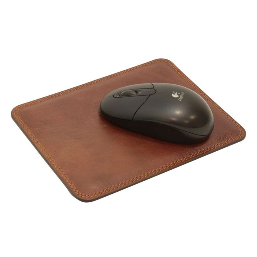 Business Officina 66 | Leather Desk Kit "Warszawa" Ma Brown