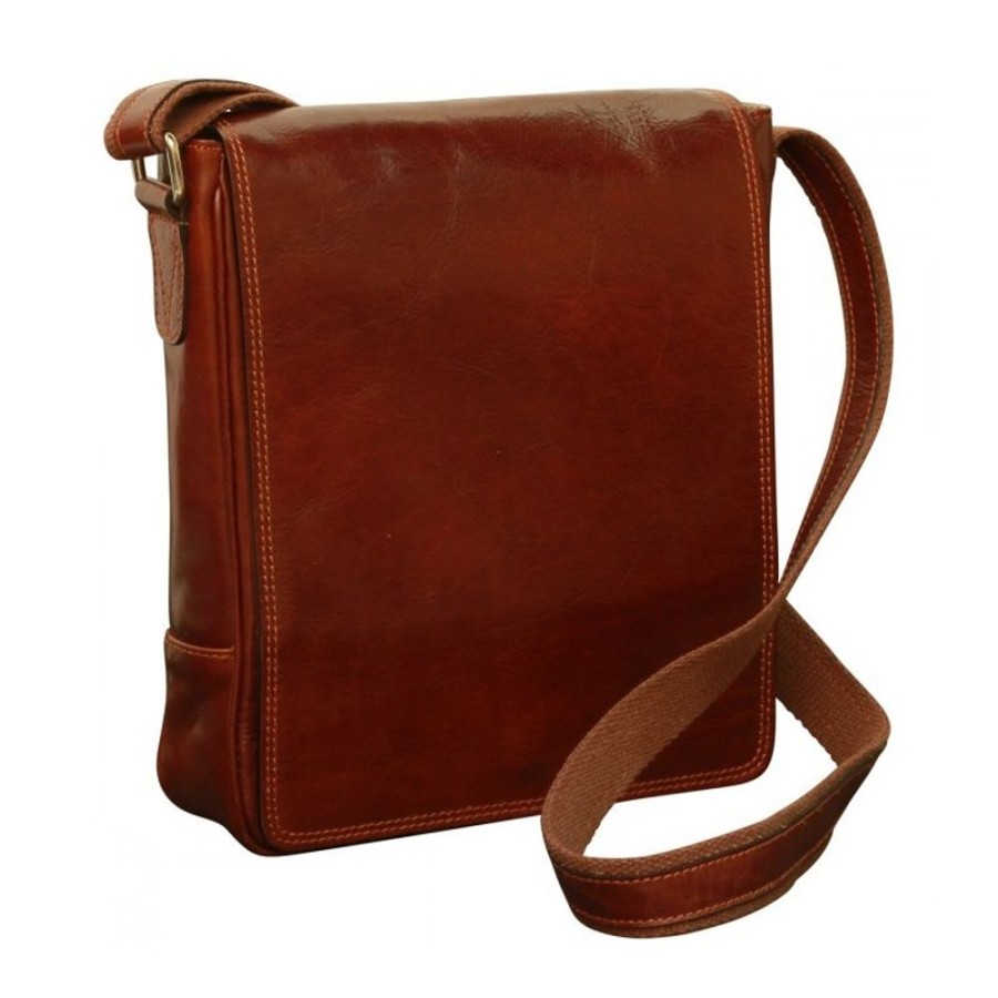 Man Officina 66 | Leather Man Messenger "Wronki" Brown